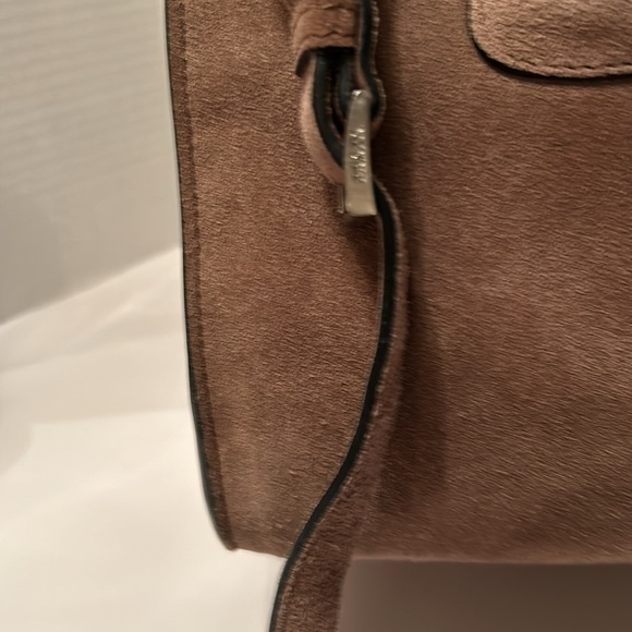 PRADA Suede Double Zipper Tote / Crossbody Bag - Picture 4 of 9